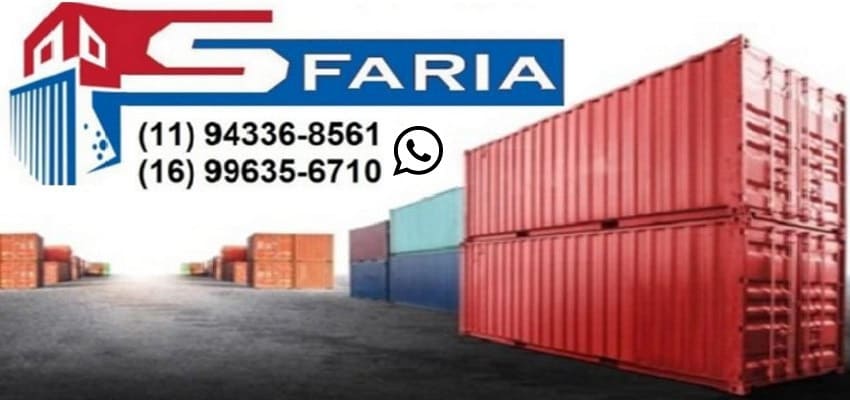 Venda de Container Região da Baixada Santista